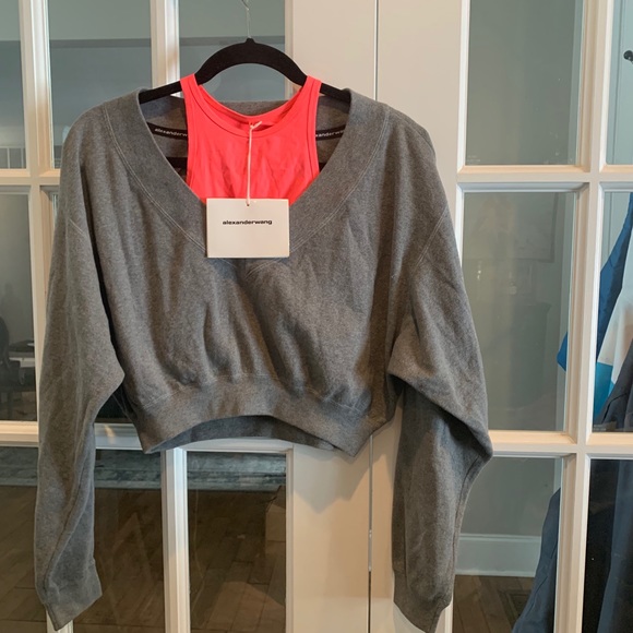 Alexander Wang bi-layer sweatshirt - Picture 8 of 13